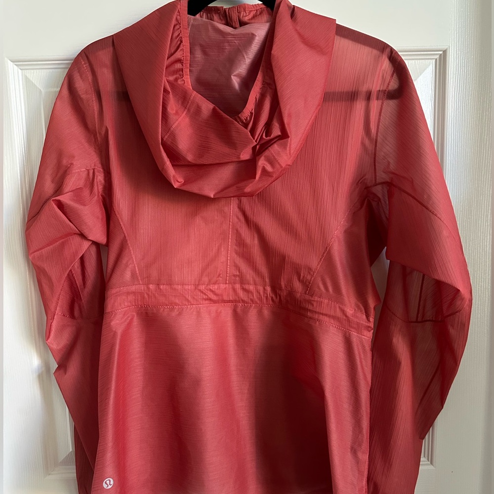 Lululemon Athletica Red Utility Jacket with Hood - Picture 2 of 3